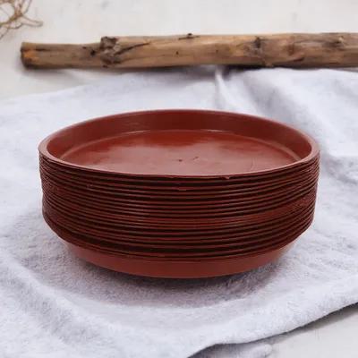 Drip Tray Saucer - 20Pcs Red Plastic Plant Pot Saucer