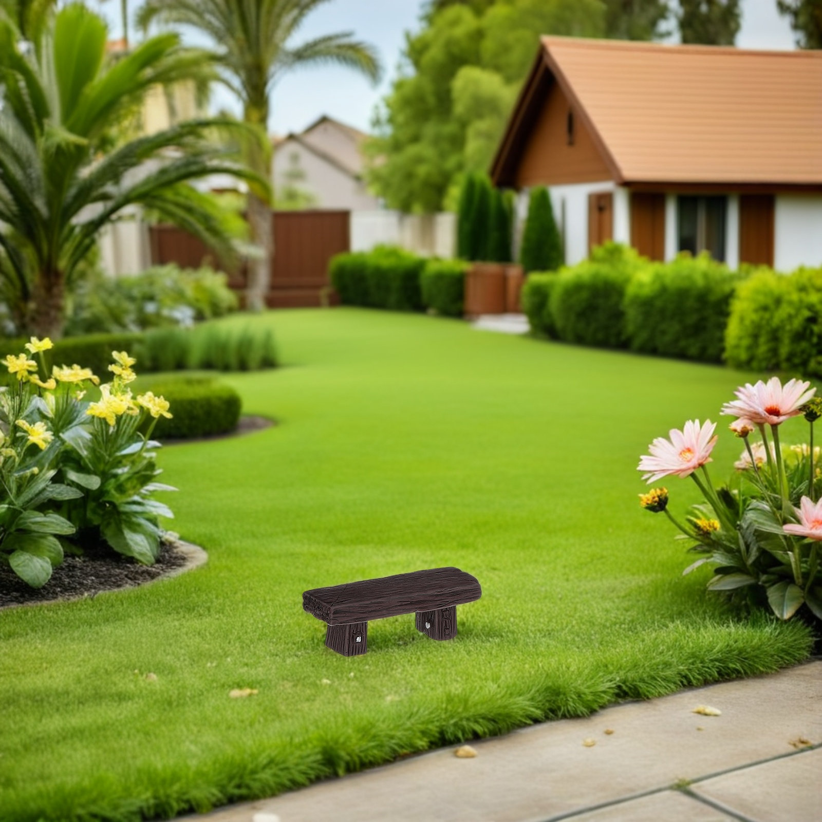 12Pcs Miniature Resin Bench Vi - đánh giá và giá Bonsai Garden Landscape Design