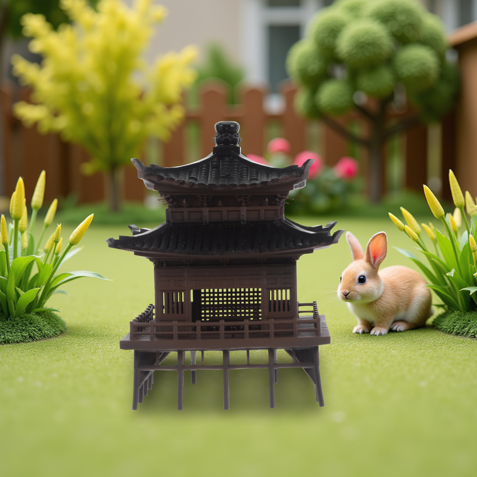 Small Chinese Pavilion Decor f - đánh giá và giá Bonsai Garden Landscape Design