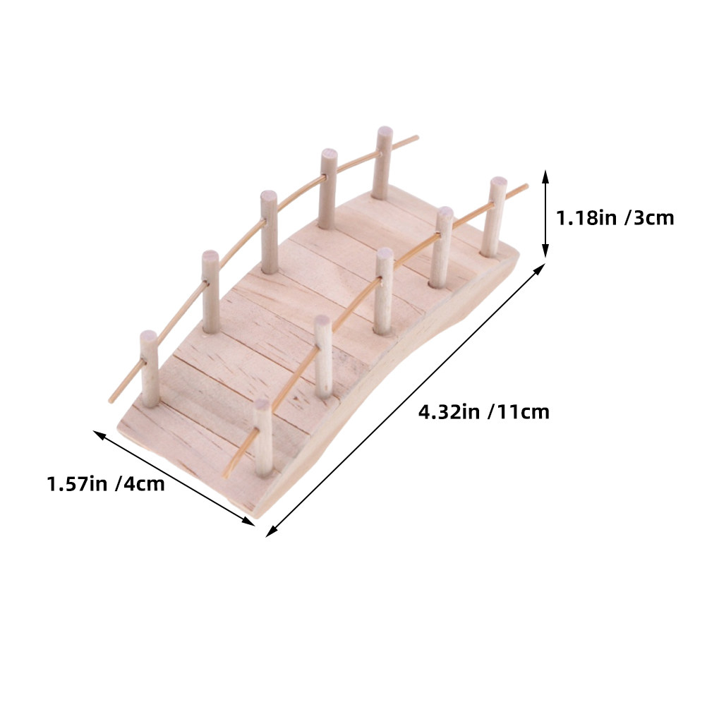 2Pcs Miniature Arch Bridge Vin - đánh giá và giá Bonsai Garden Landscape Design